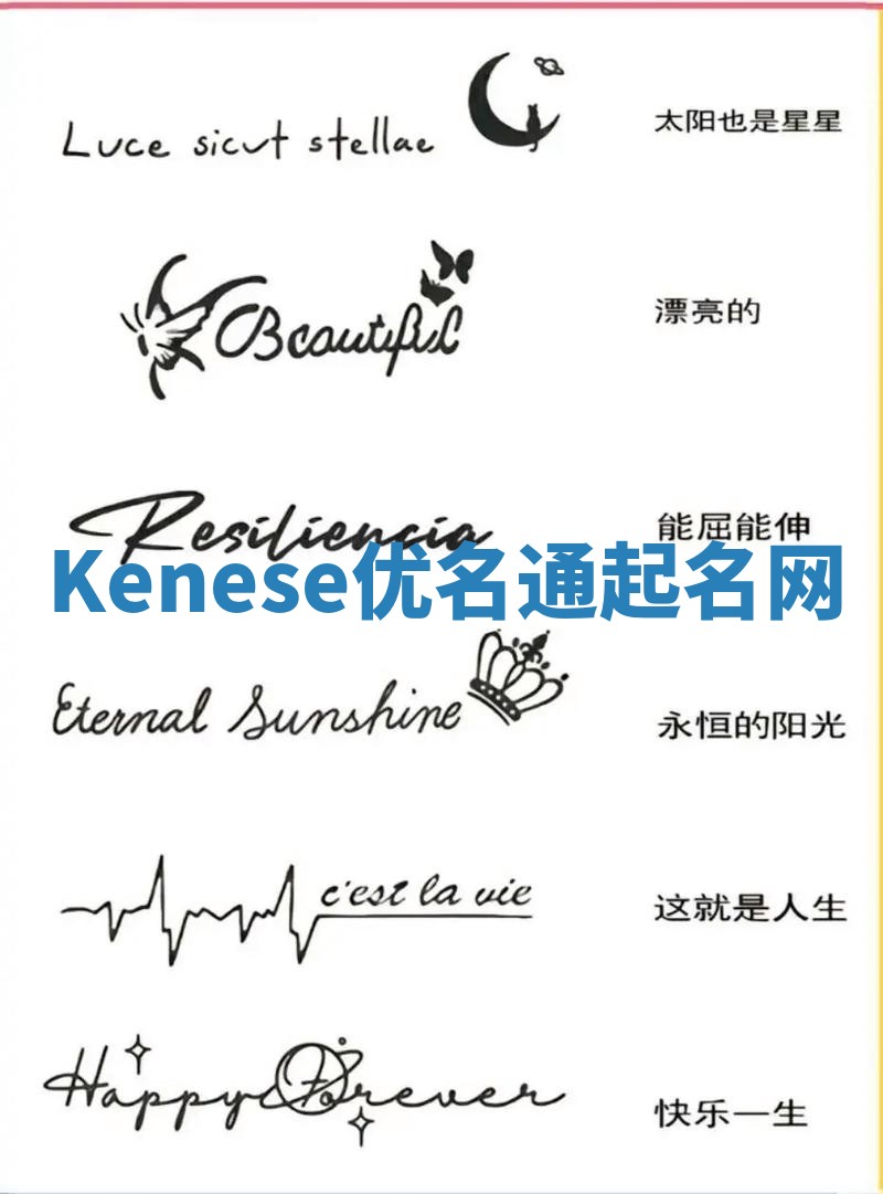 Kenese优名通起名网