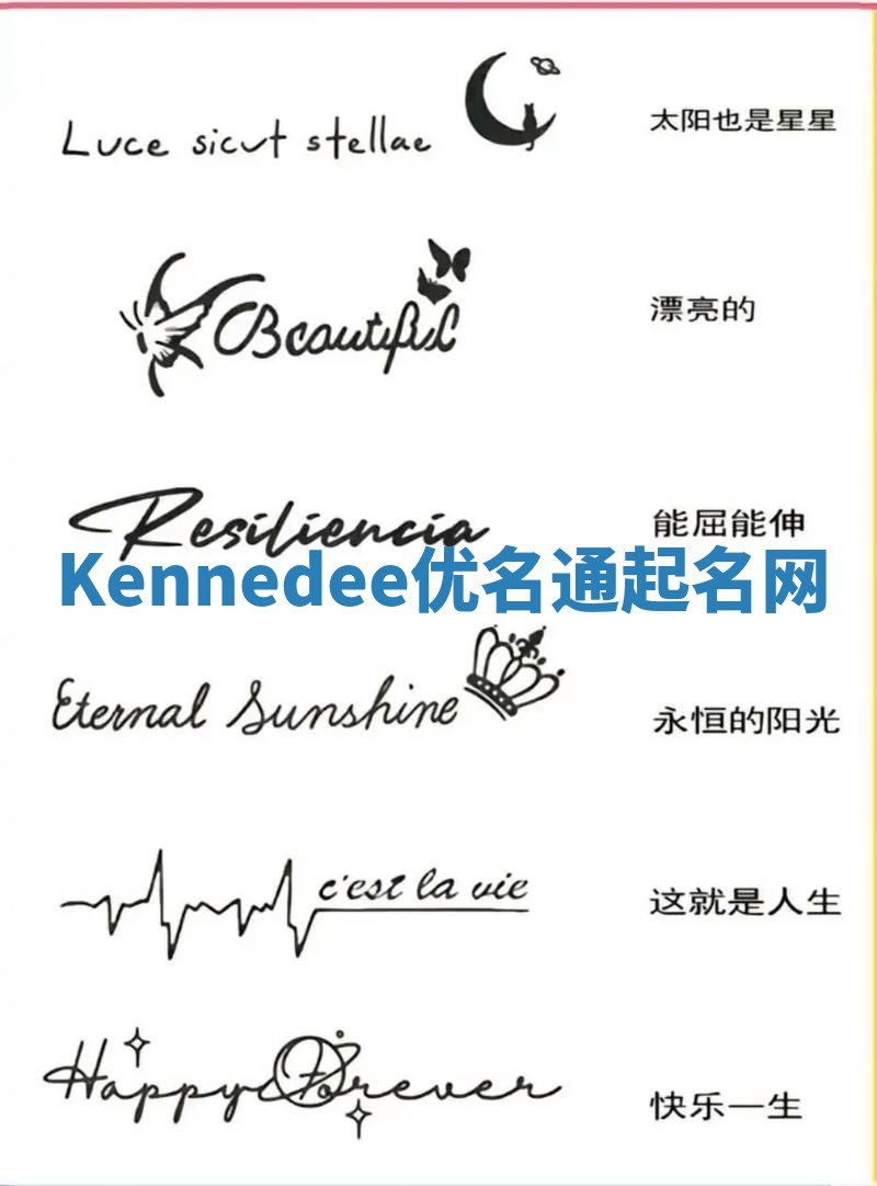 Kennedee优名通起名网