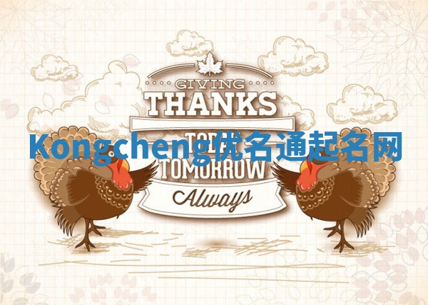 Kongcheng优名通起名网