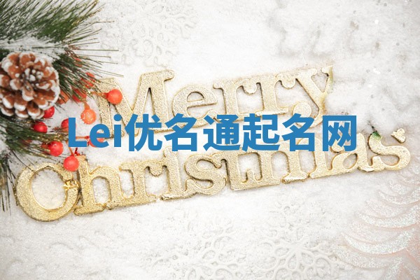 Lei优名通起名网