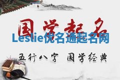 Leslie优名通起名网