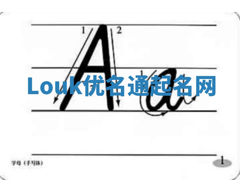 Louk优名通起名网
