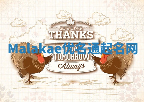 Malakae优名通起名网