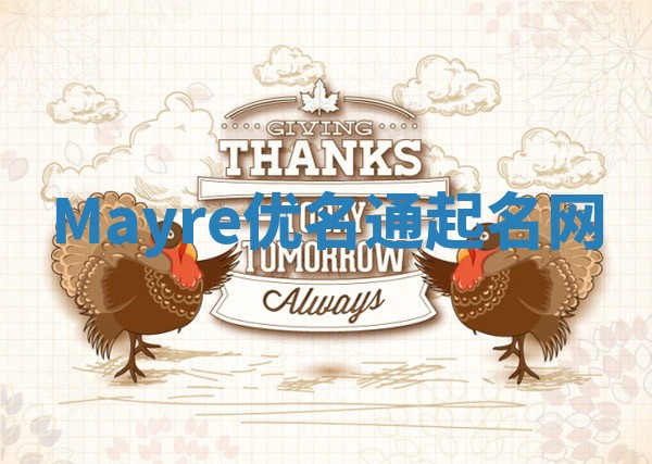 Mayre优名通起名网