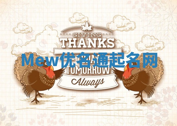 Mew优名通起名网