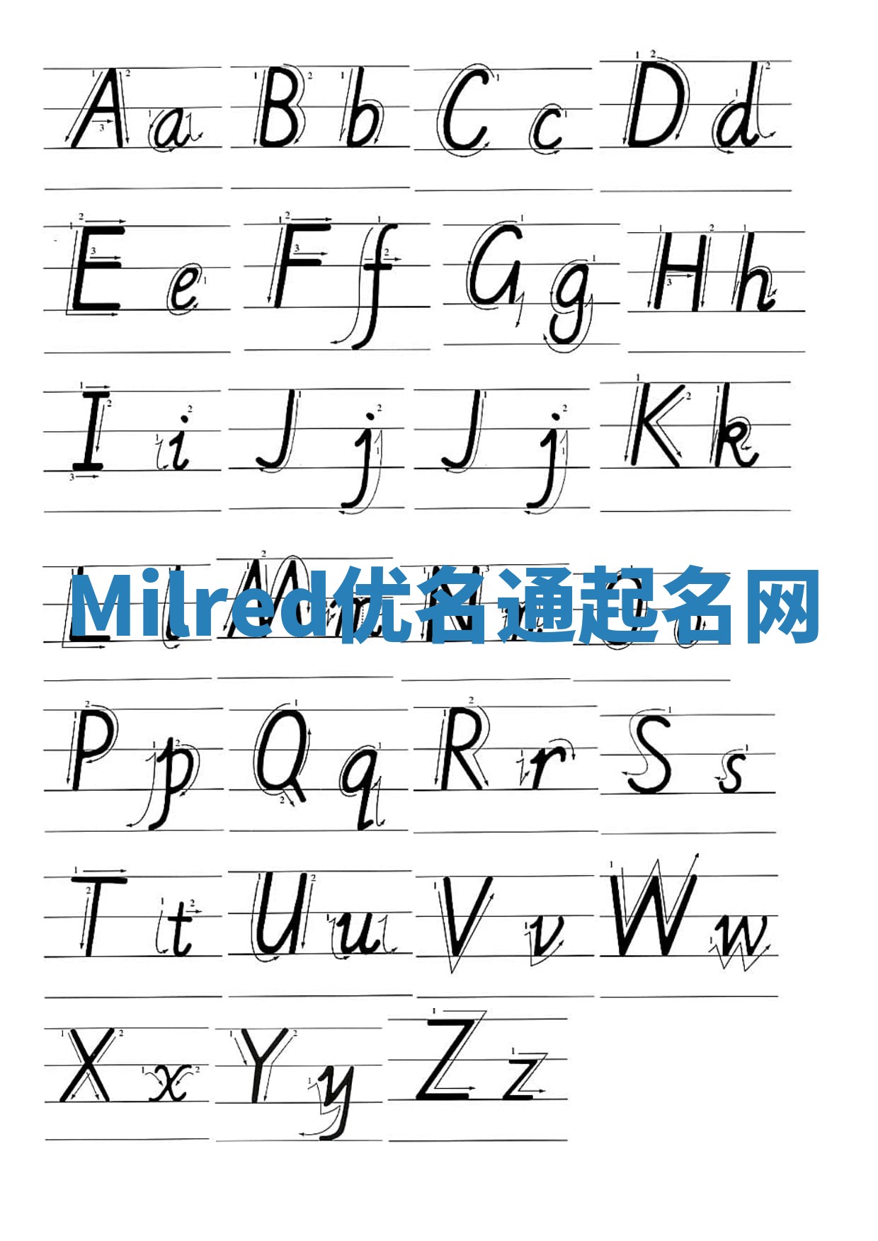 Milred优名通起名网 Milred优名通起名网