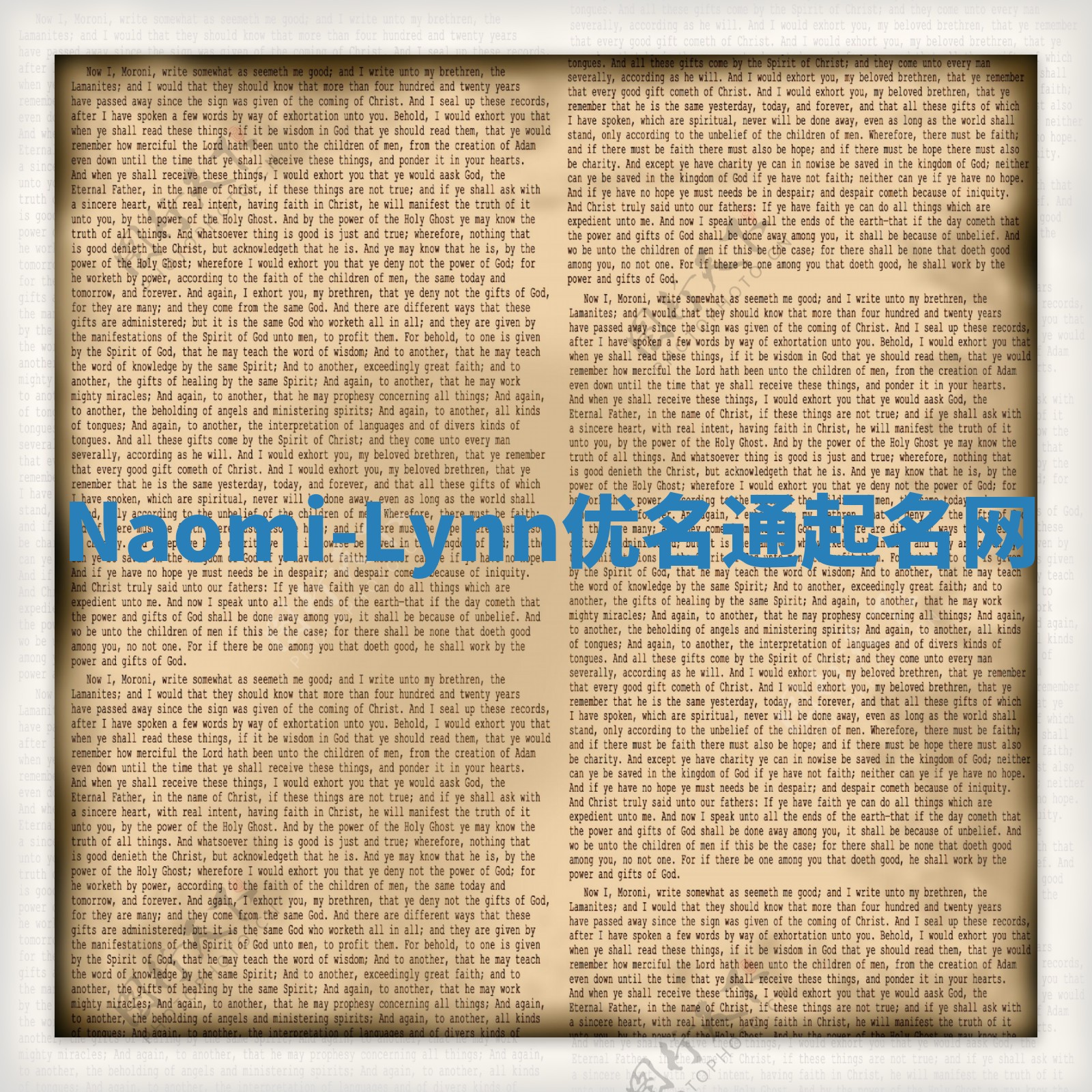 Naomi-Lynn优名通起名网