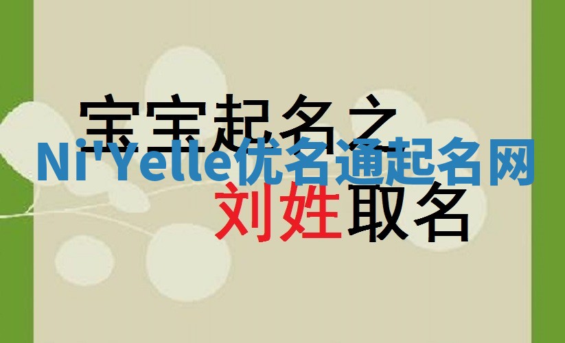 Ni'Yelle优名通起名网