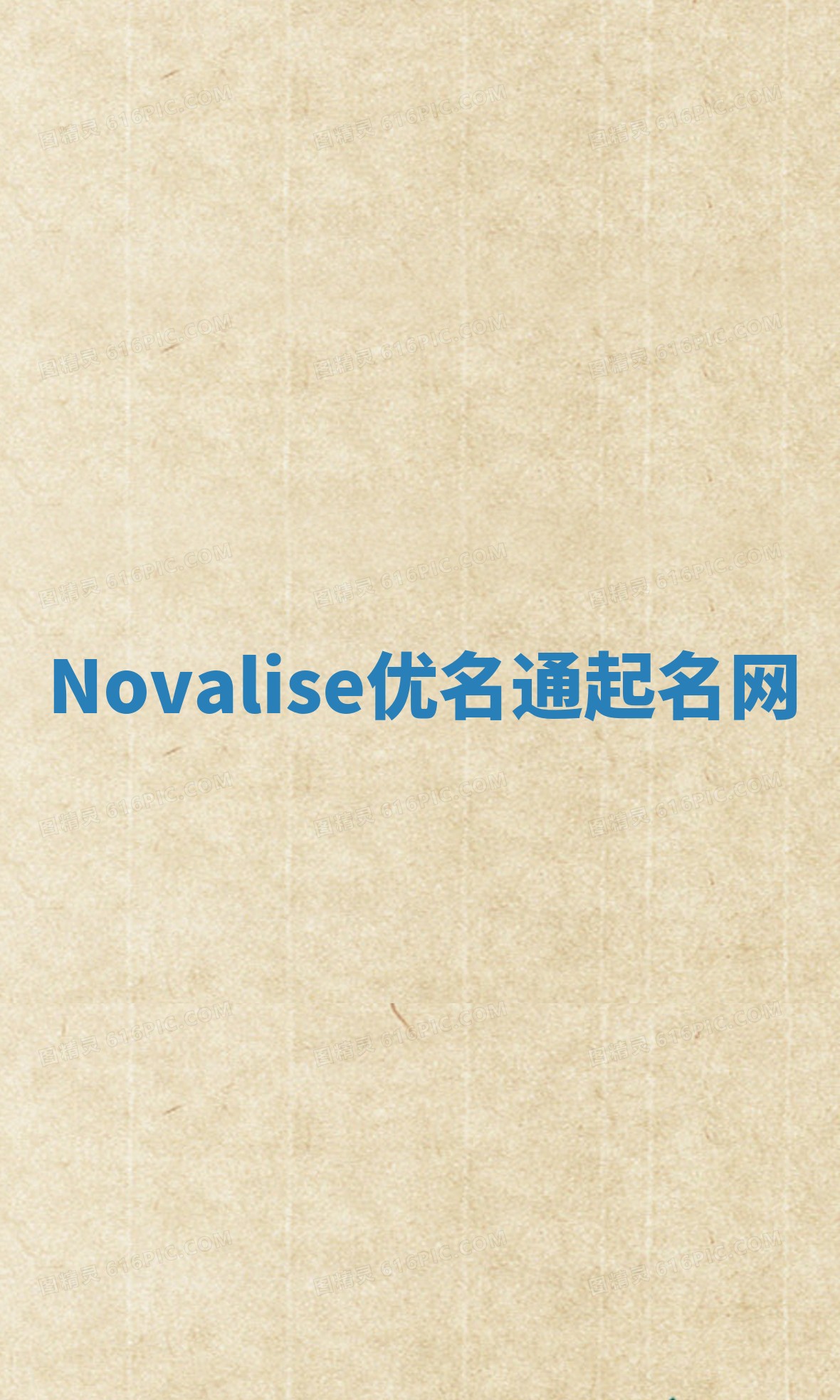 Novalise优名通起名网