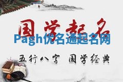 Pagh优名通起名网