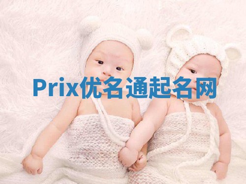 Prix优名通起名网