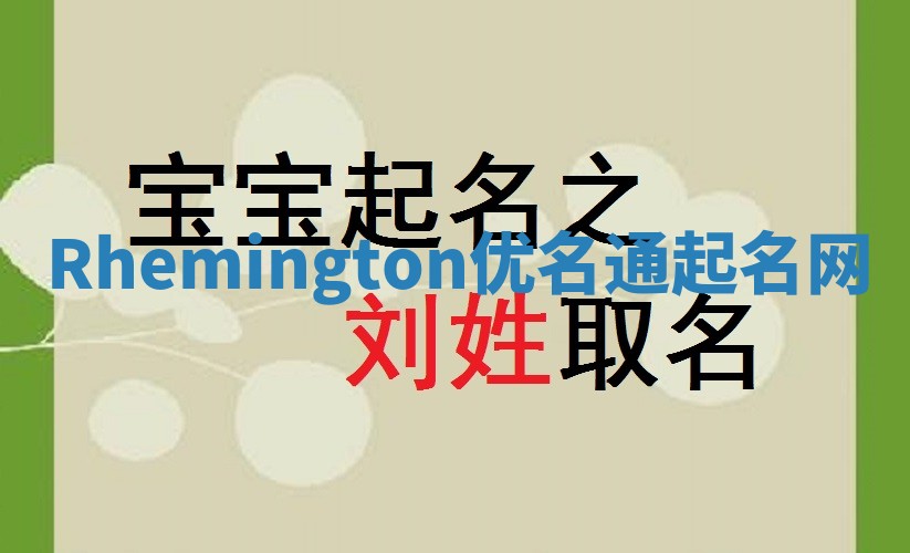 Rhemington优名通起名网 Rhemington优名通起名网