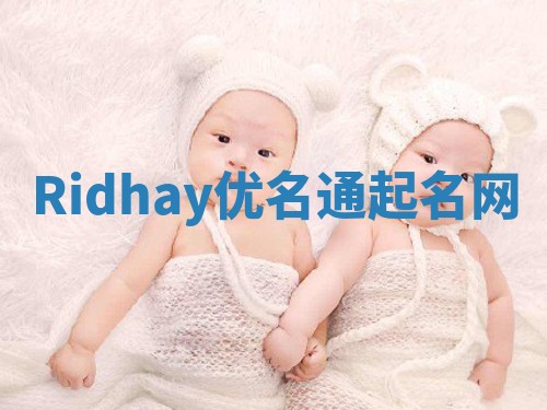 Ridhay优名通起名网