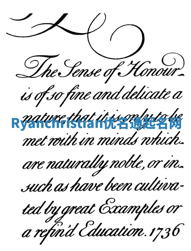 Ryanchristian优名通起名网