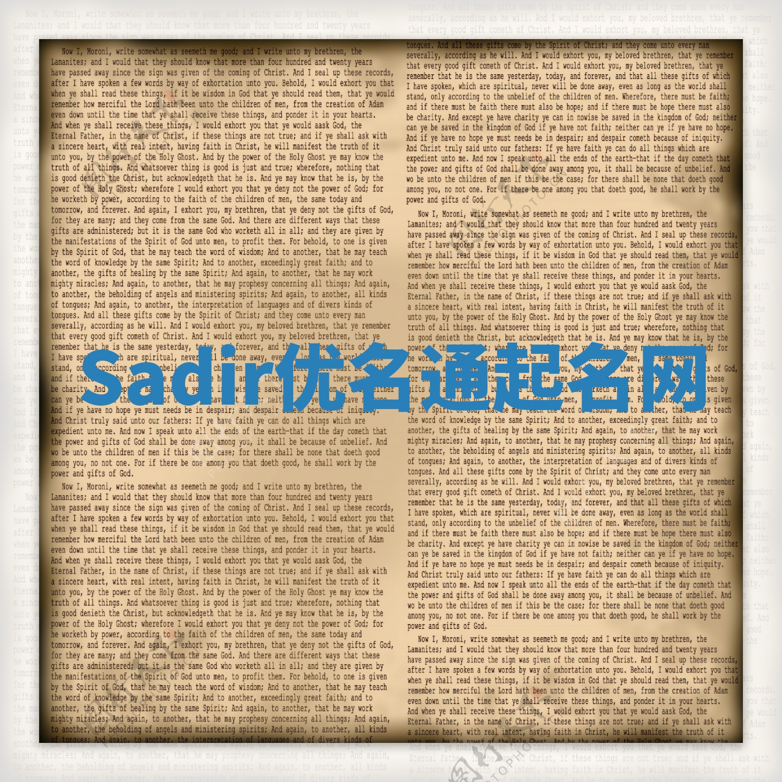 Sadir优名通起名网