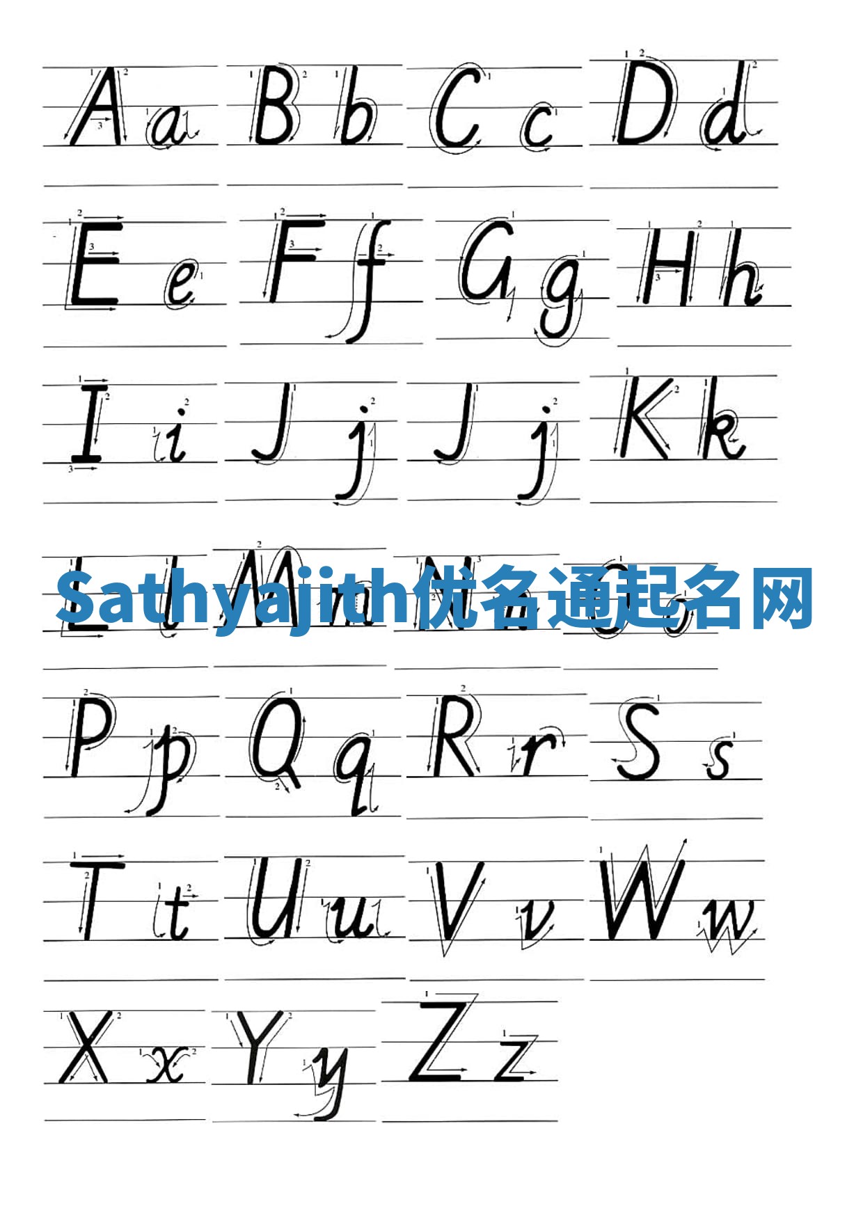 Sathyajith优名通起名网