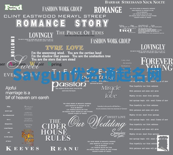 Savgun优名通起名网