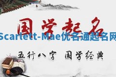 Scarlett-Mae优名通起名网