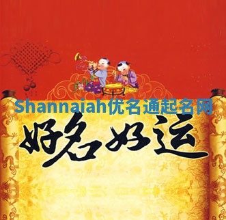 Shannaiah优名通起名网