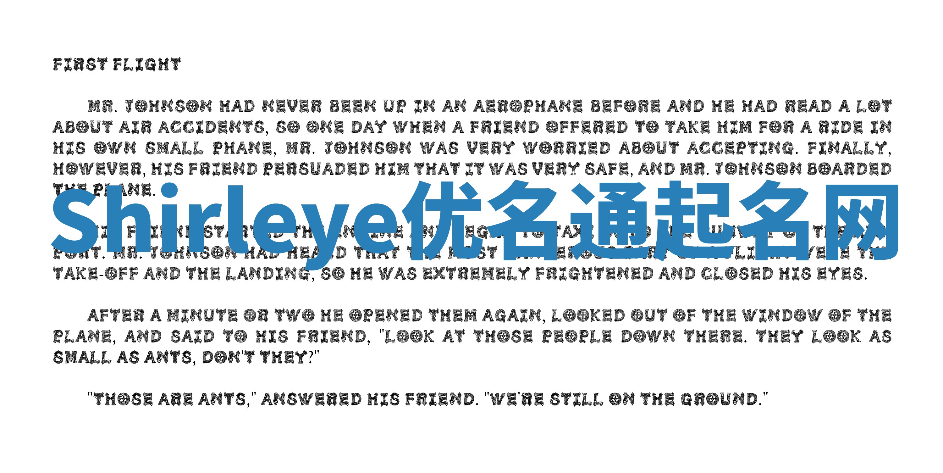 Shirleye优名通起名网