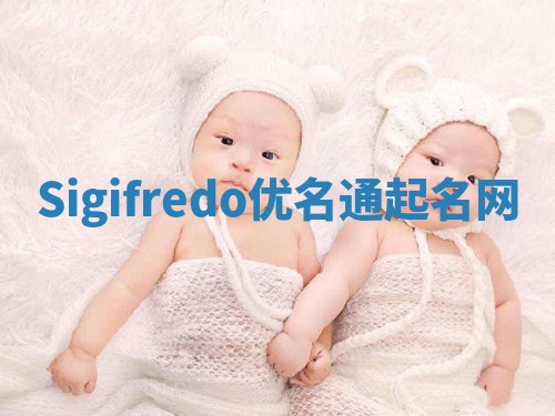 Sigifredo优名通起名网