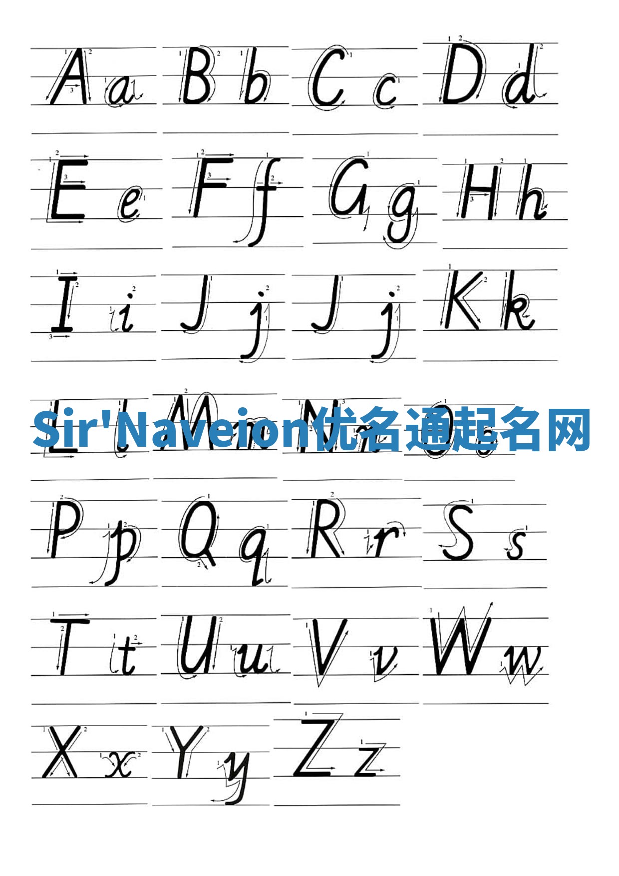 Sir'Naveion优名通起名网