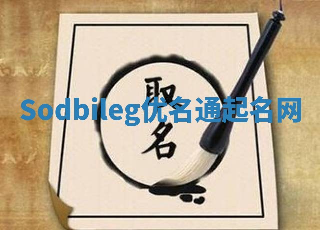 Sodbileg优名通起名网