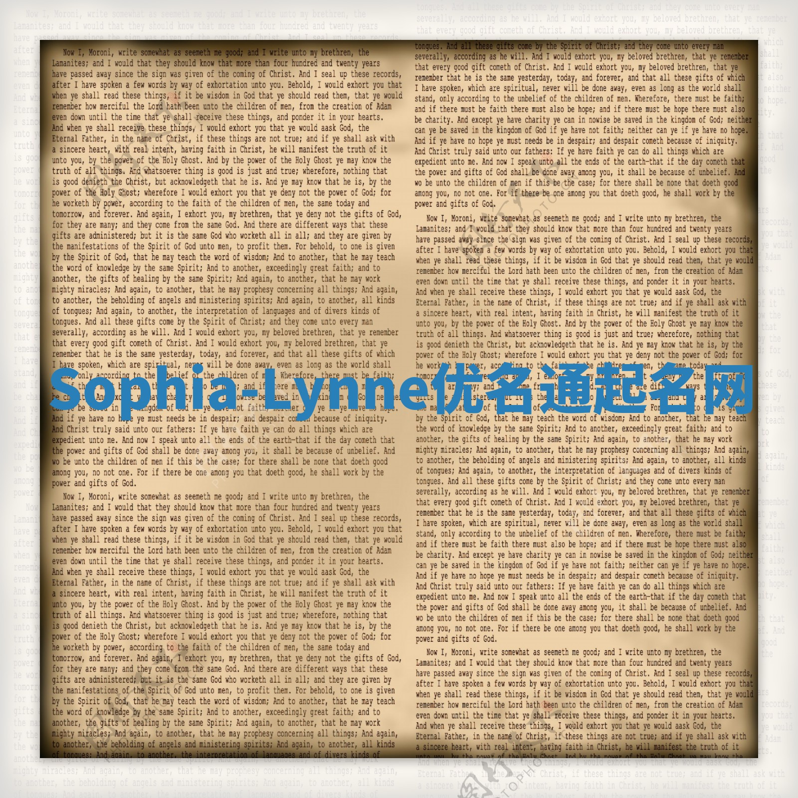 Sophia-Lynne优名通起名网