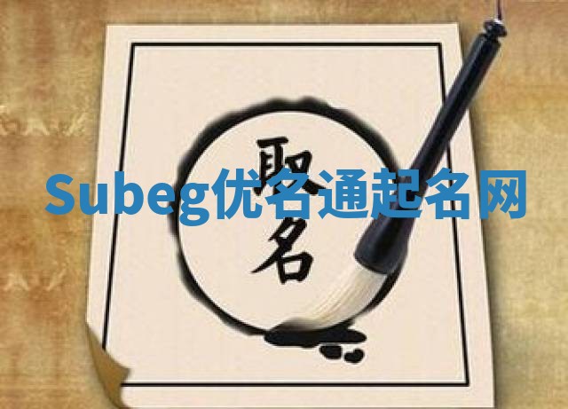 Subeg优名通起名网