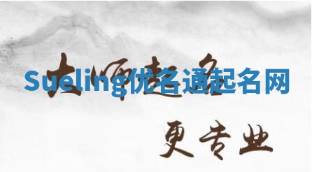 Sueling优名通起名网 Sueling优名通起名网