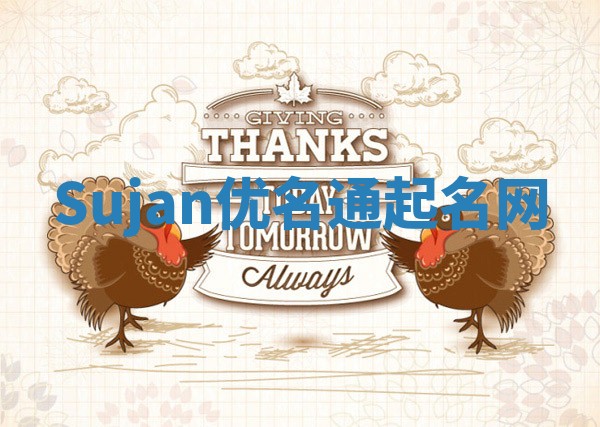 Sujan优名通起名网