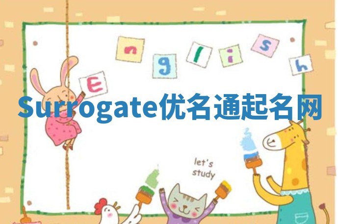 Surrogate优名通起名网