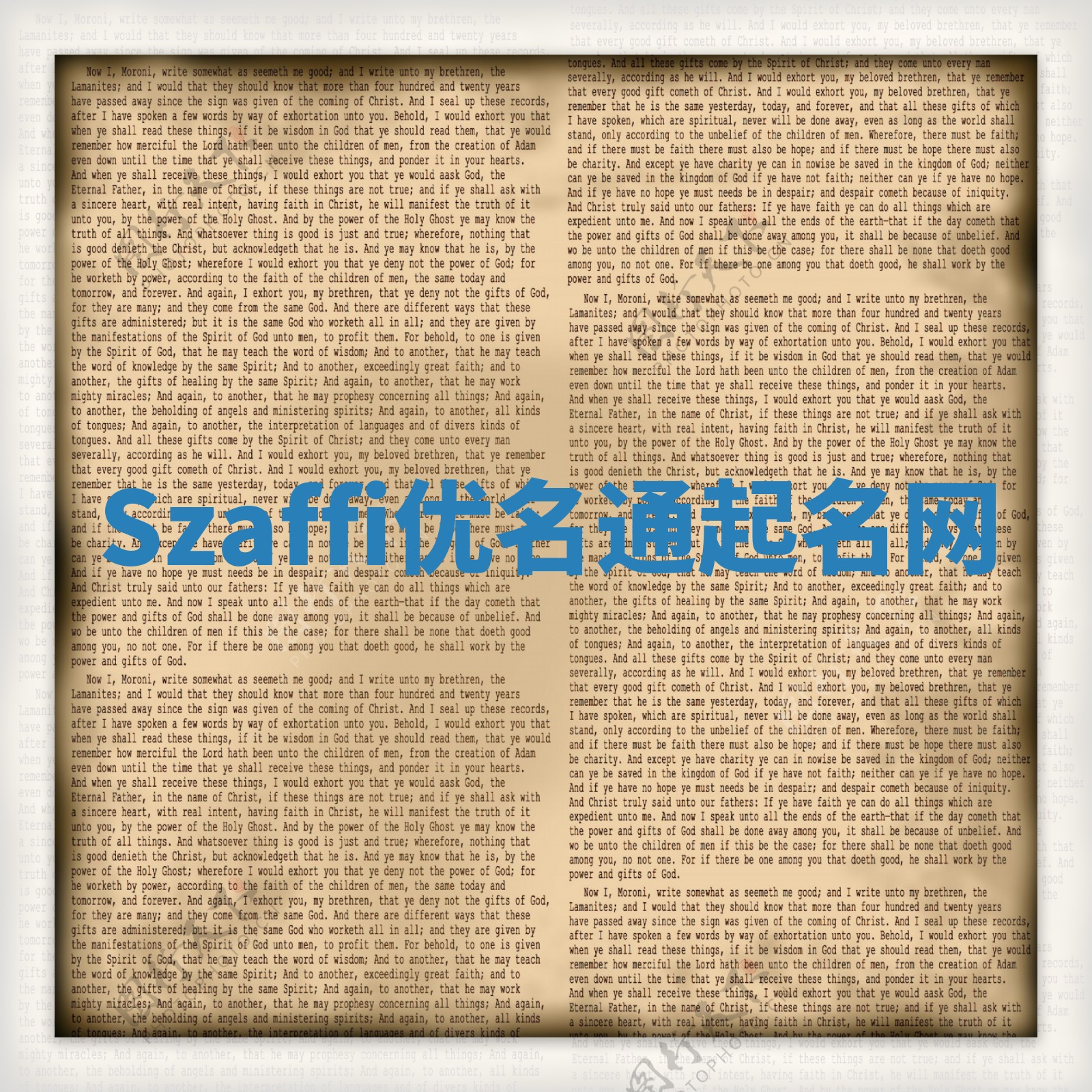 Szaffi优名通起名网