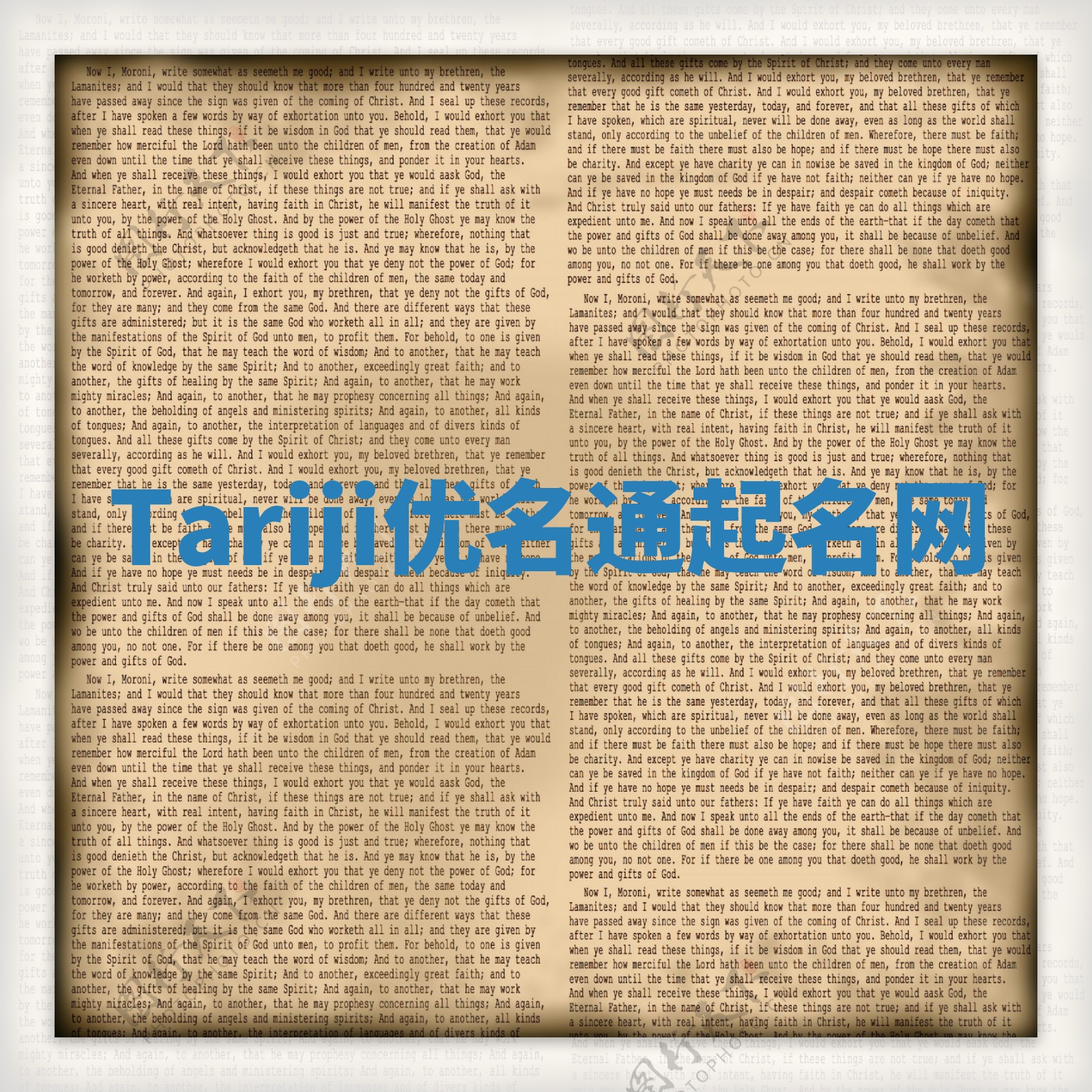 Tariji优名通起名网