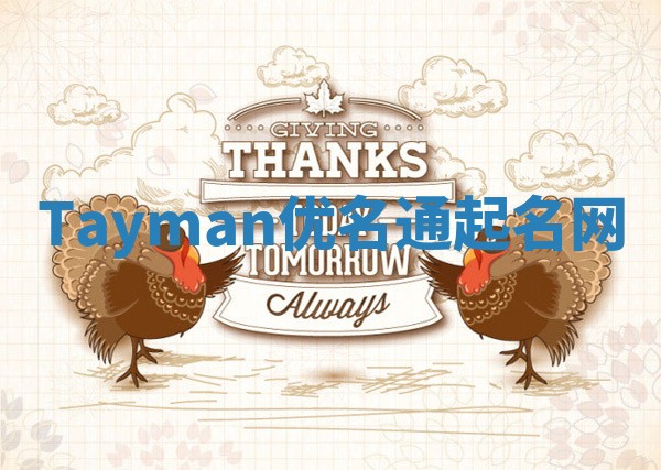 Tayman优名通起名网