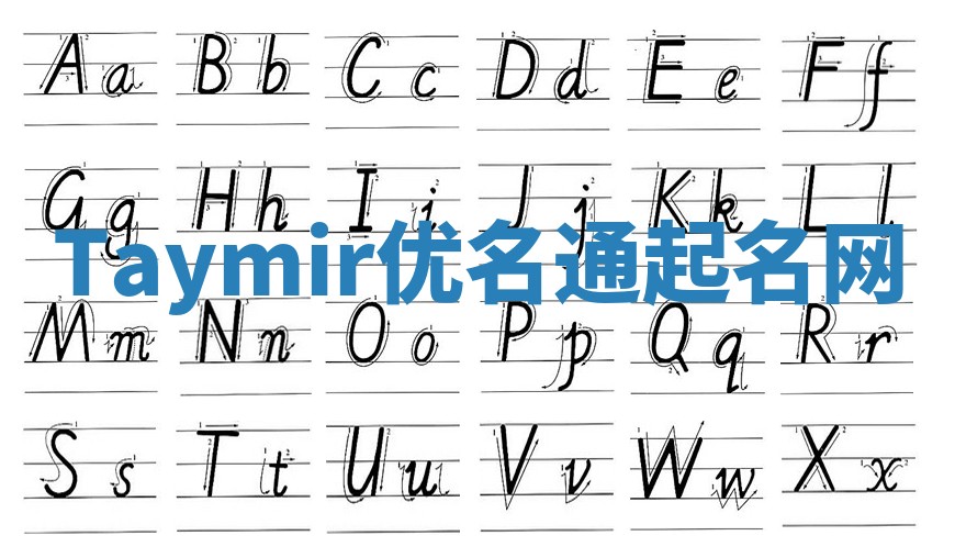 Taymir优名通起名网