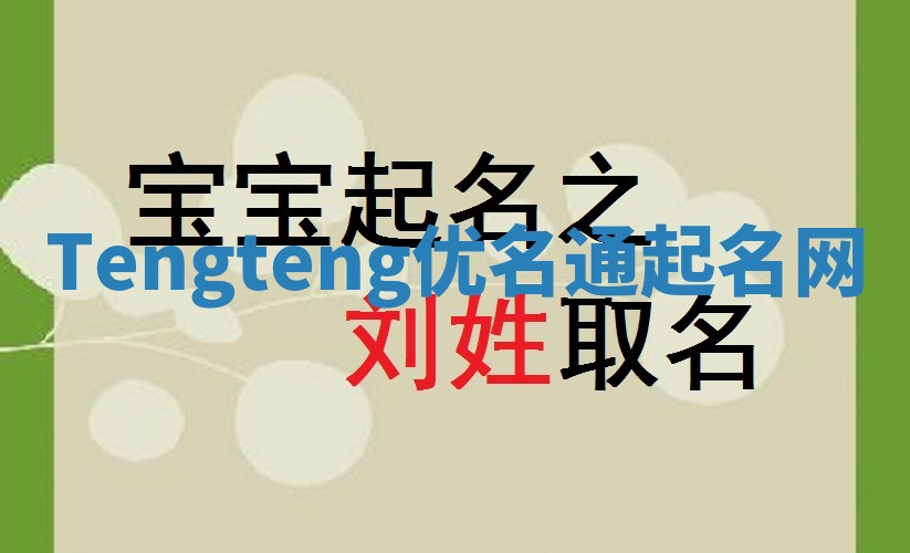 Tengteng优名通起名网