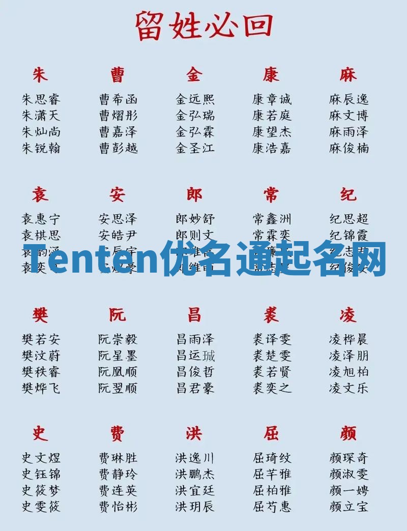 Tenten优名通起名网
