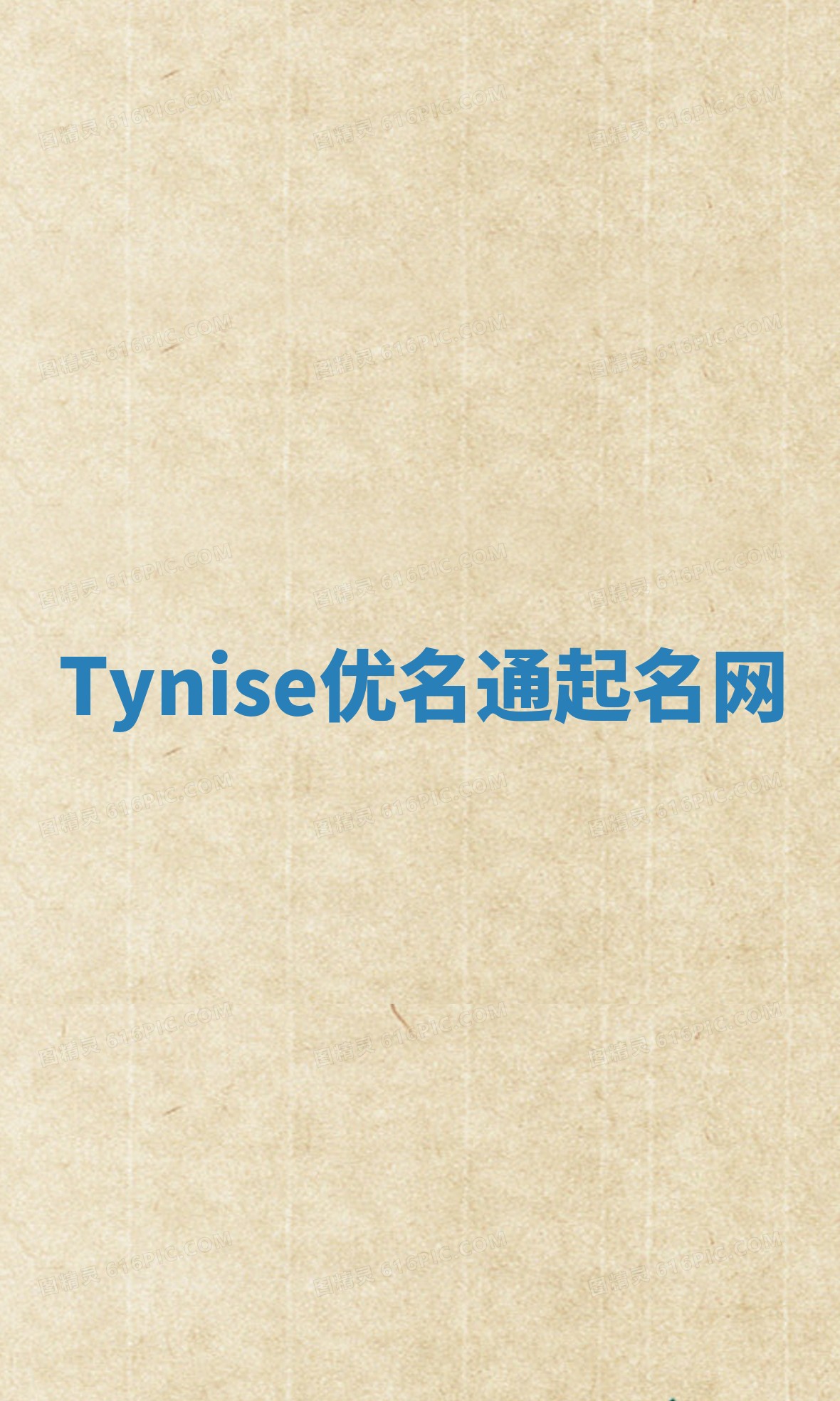 Tynise优名通起名网