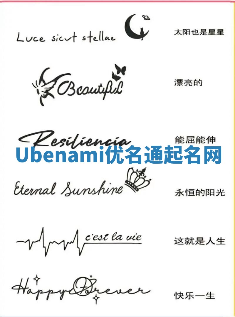 Ubenami优名通起名网
