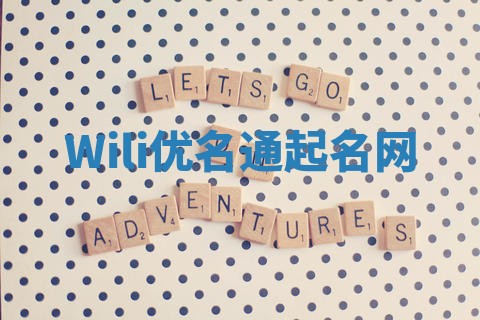 Wili优名通起名网