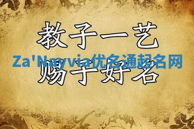 Za'Nayvia优名通起名网