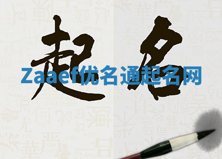 Zaaef优名通起名网
