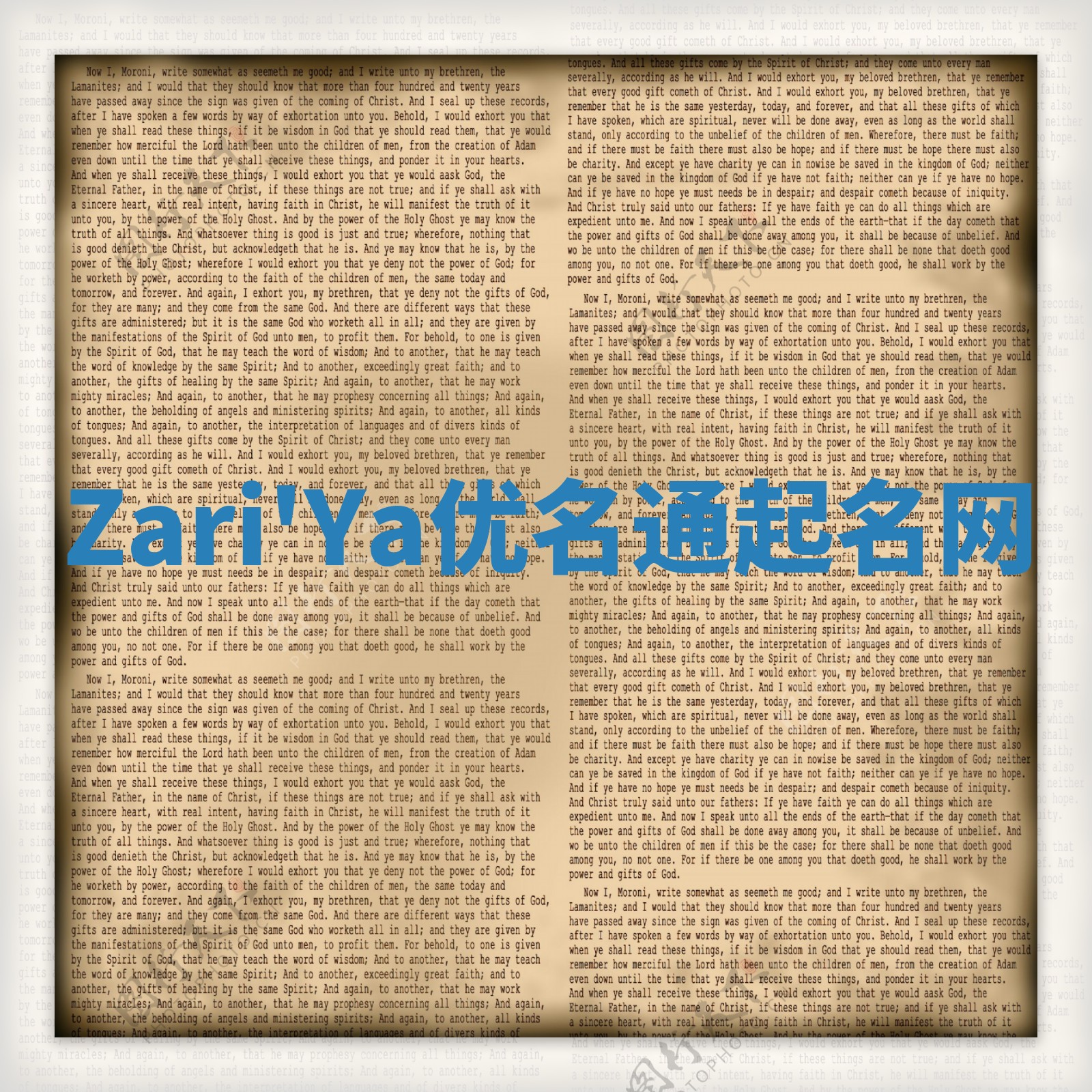 Zari'Ya优名通起名网