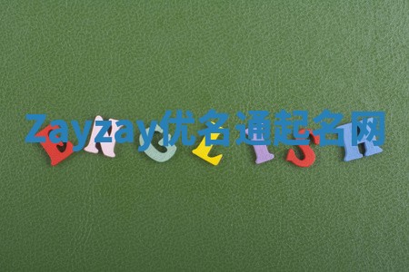 Zayzay优名通起名网