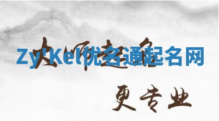 Zy'Kel优名通起名网