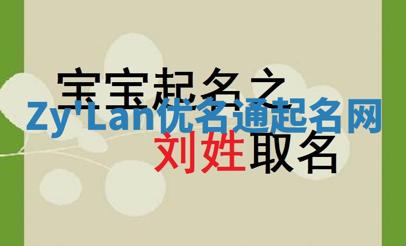 Zy'Lan优名通起名网