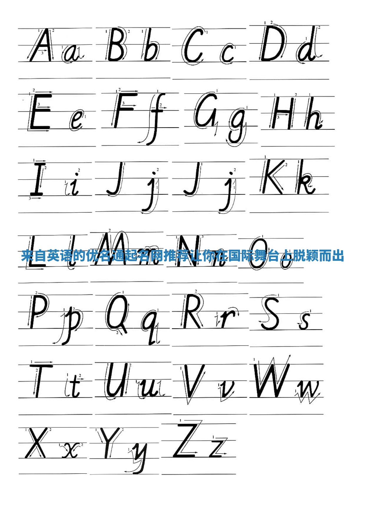 来自英语的优名通起名网推荐 让你在国际舞台上脱颖而出