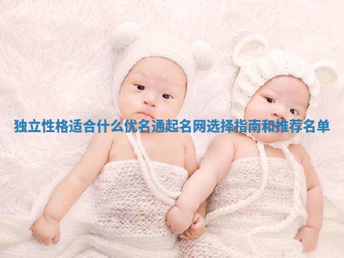 独立性格适合什么优名通起名网选择指南和推荐名单